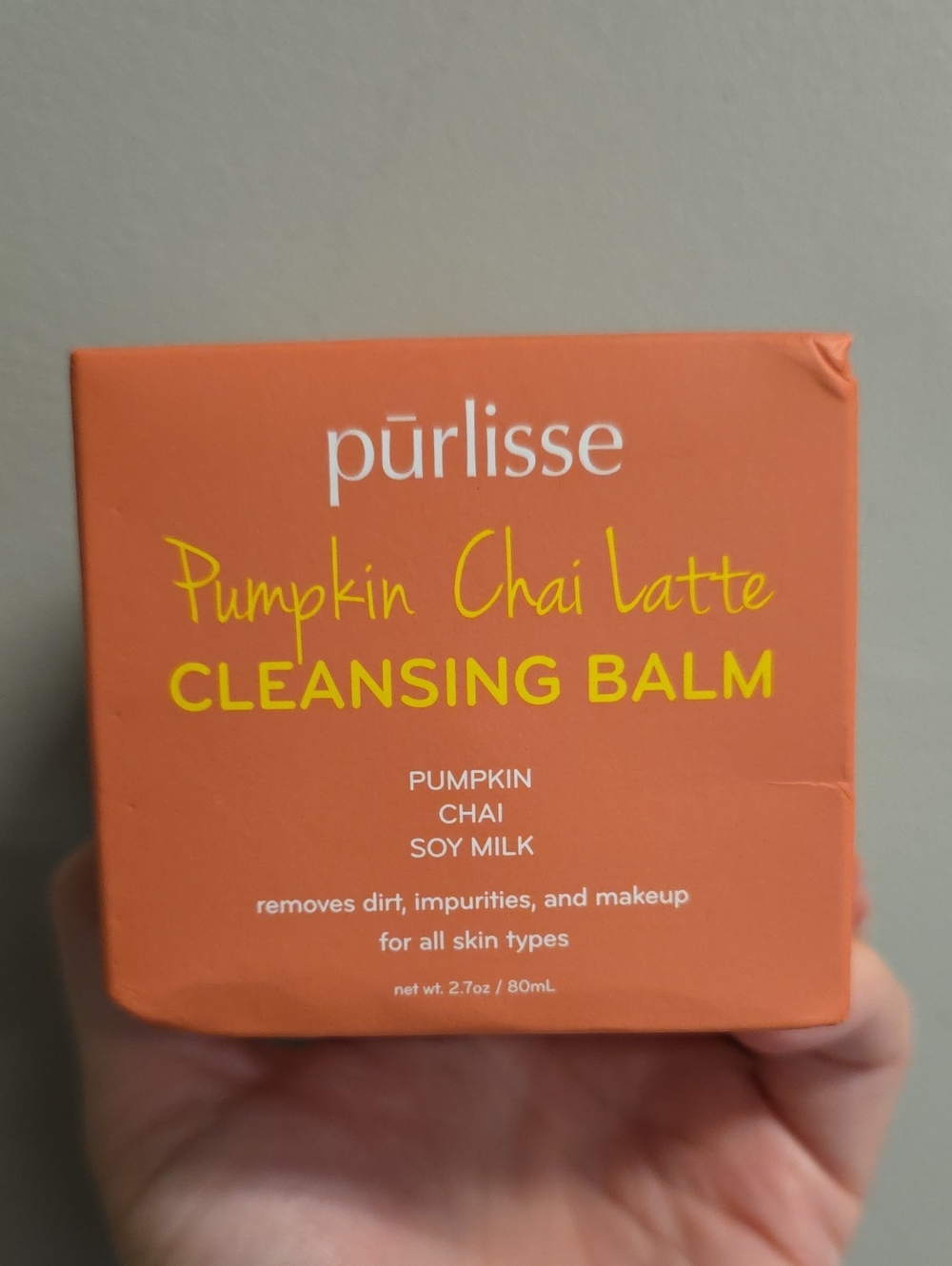purlisse Pumpkin Chai Latte Cleansing Balm - Orange